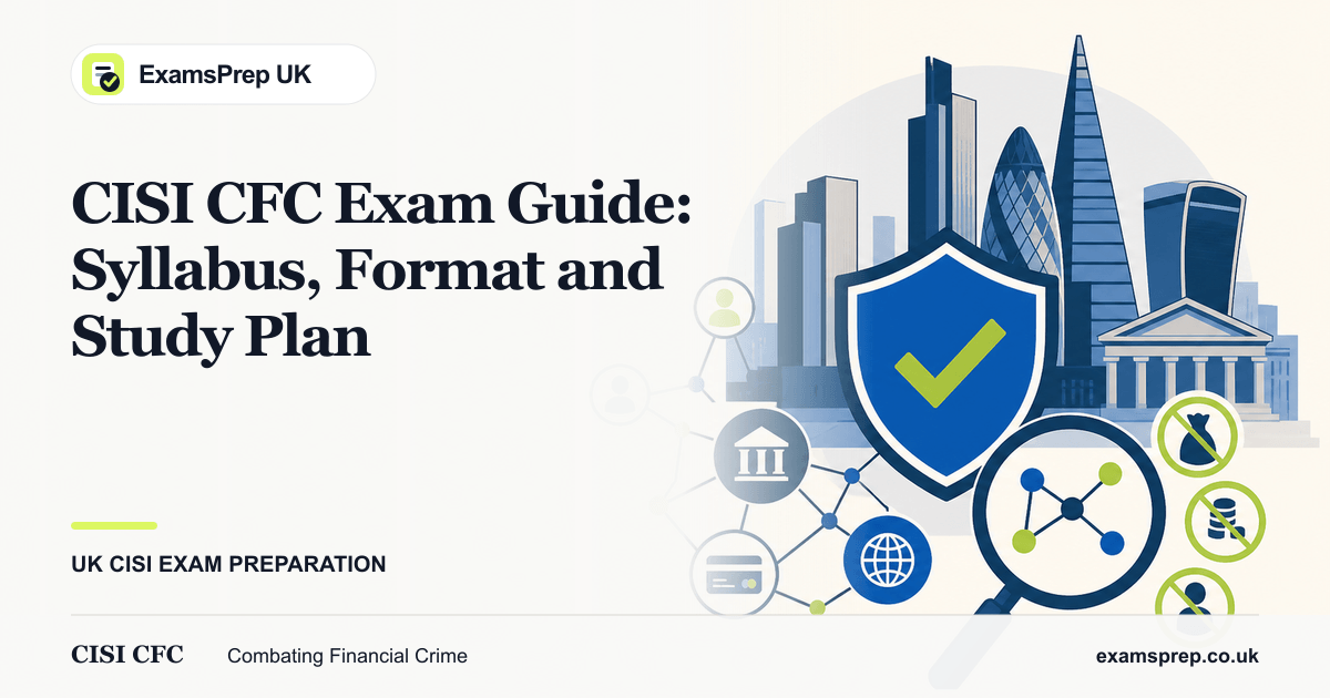 CISI CFC Exam Guide: Syllabus, Format and Study Plan — UK Guide