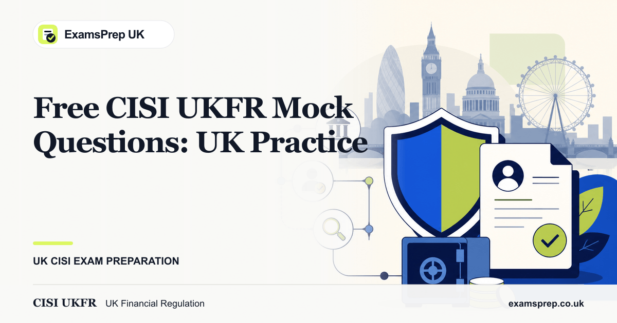 Free CISI UKFR Mock Questions: UK Practice